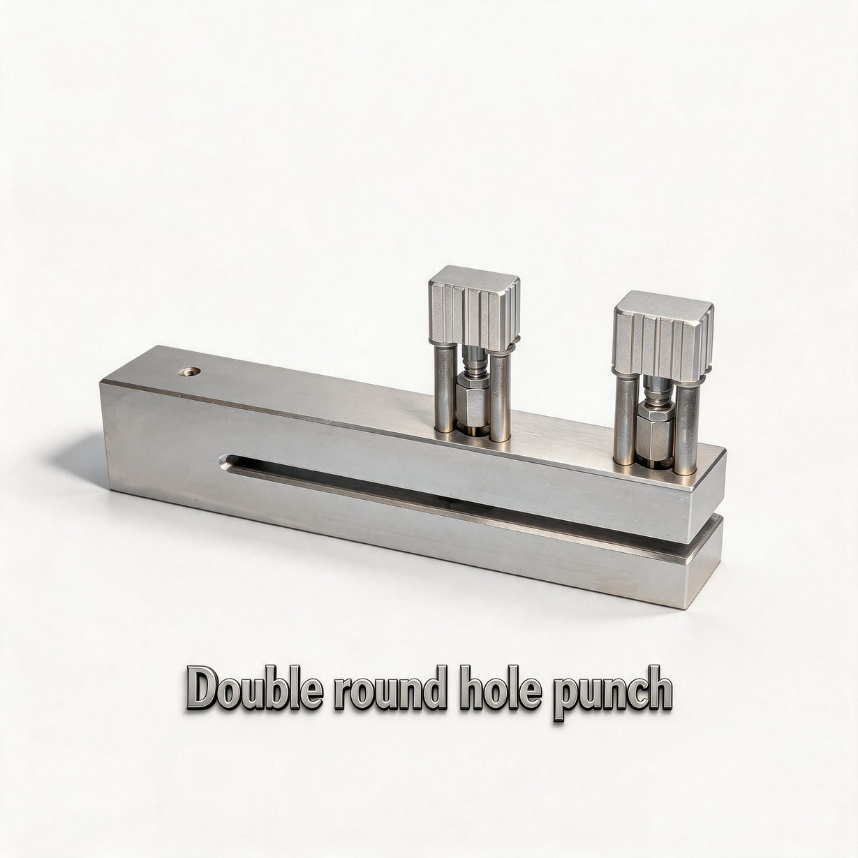 Double round hole punch